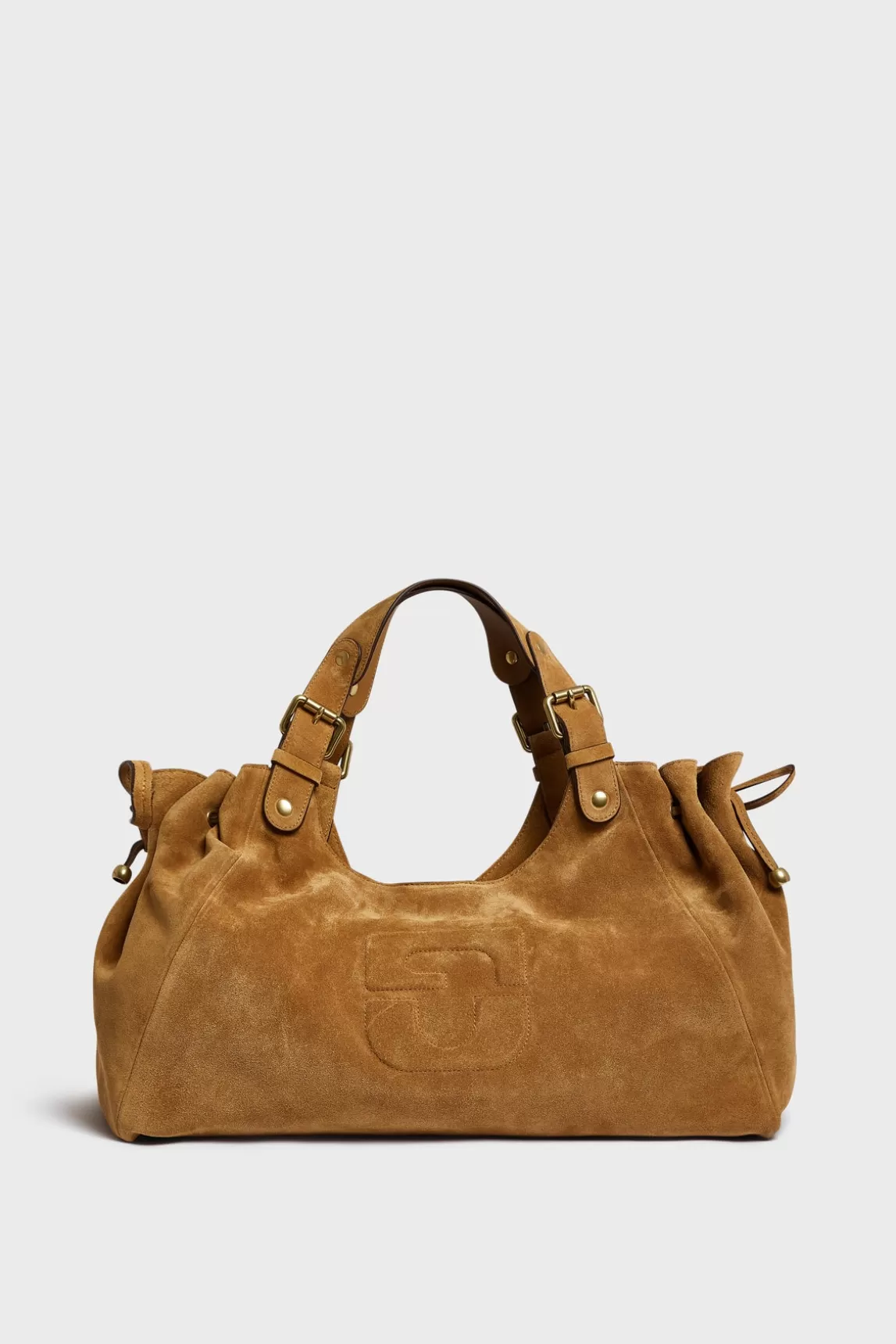 Hot Gerard Darel handbag in suede leather - CHIARA GD Blé