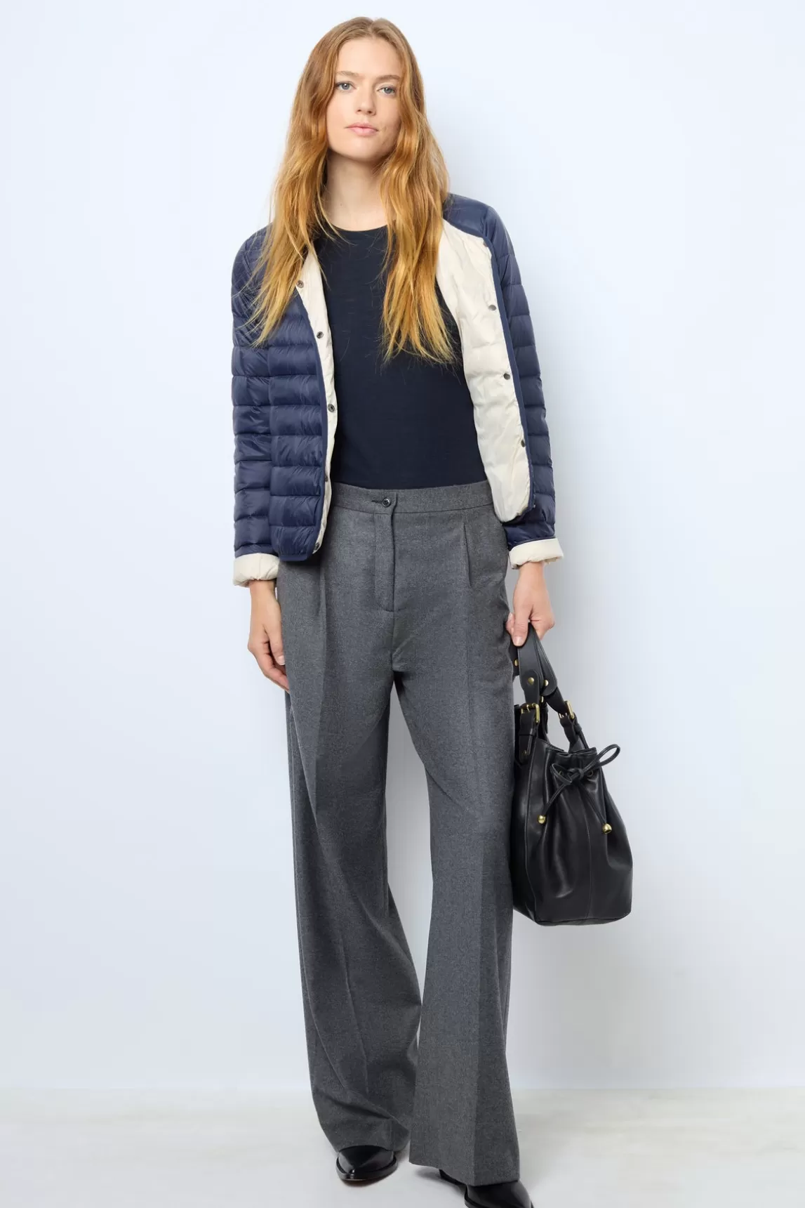 Cheap Gerard Darel Light reversible down jacket - NOELYA Marine