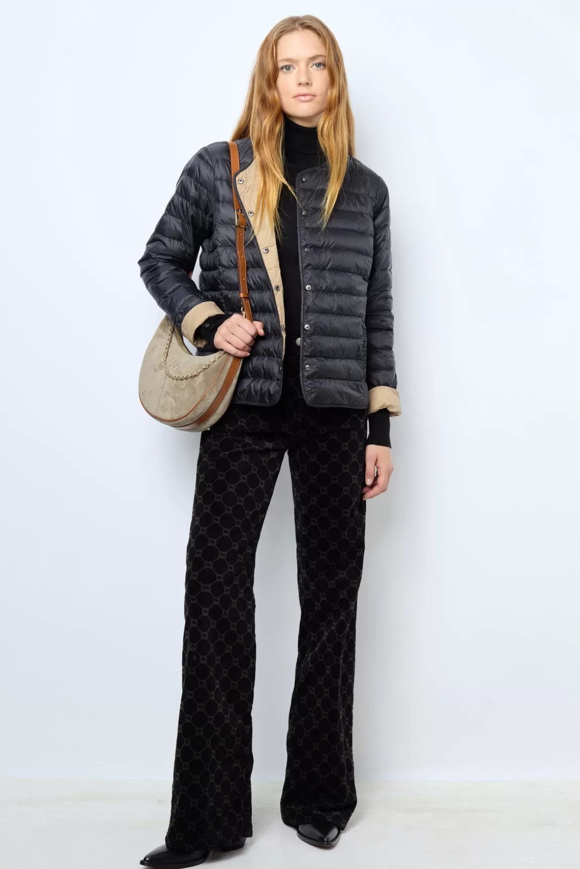 Shop Gerard Darel Light reversible down jacket - SADE Black