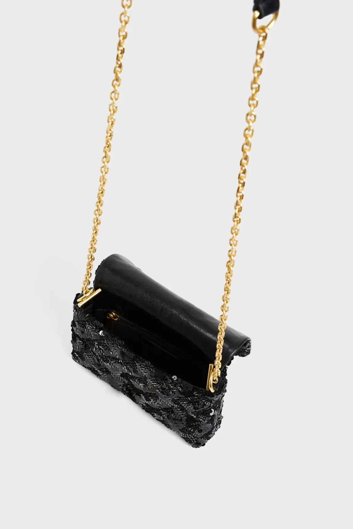 Discount Gerard Darel Mini crossbody bag in sequin -"])self.__next_f.push([1," LE MINI FANNY Noir