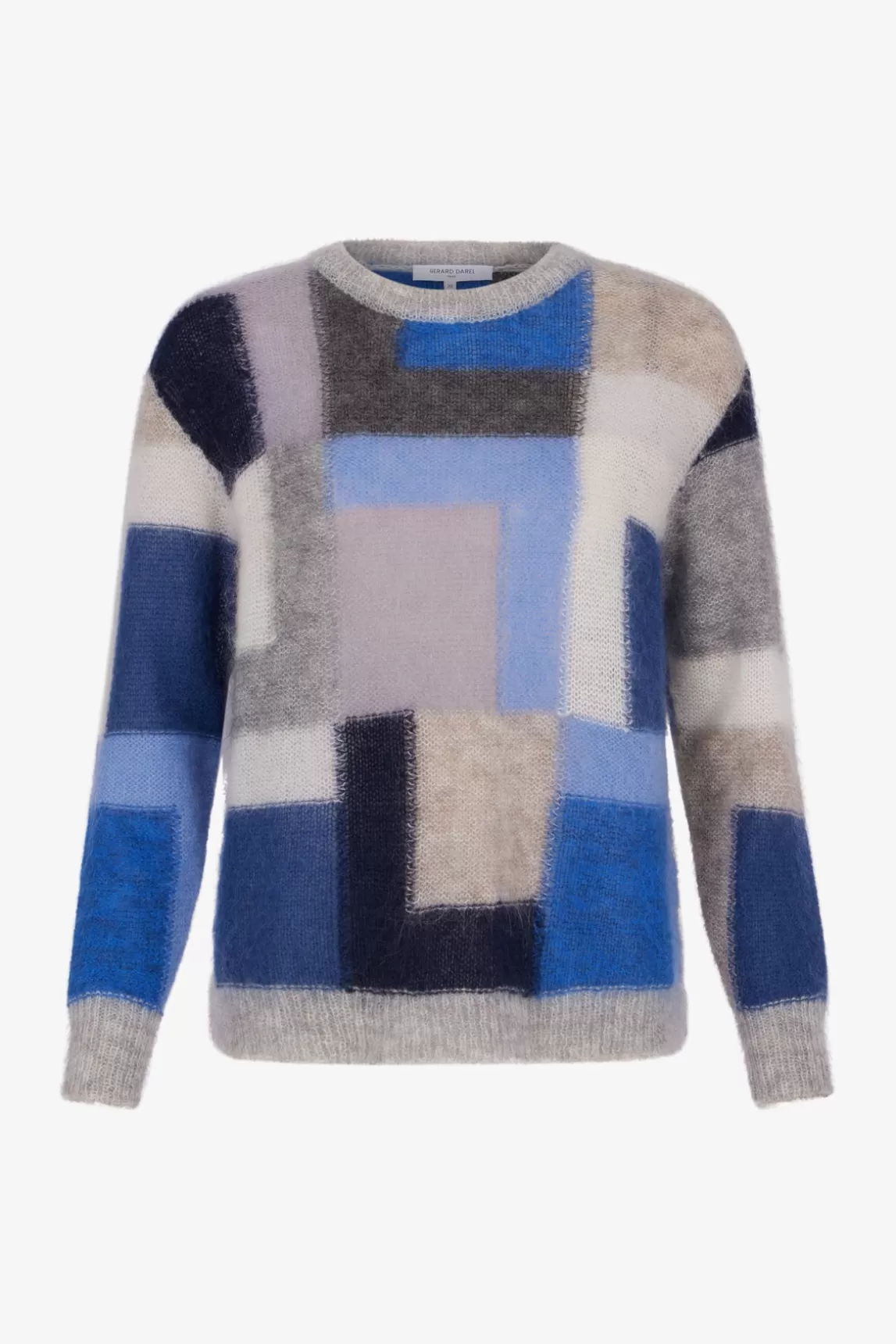 Sale Gerard Darel Mohair color block sweater - JANYCE Jeans