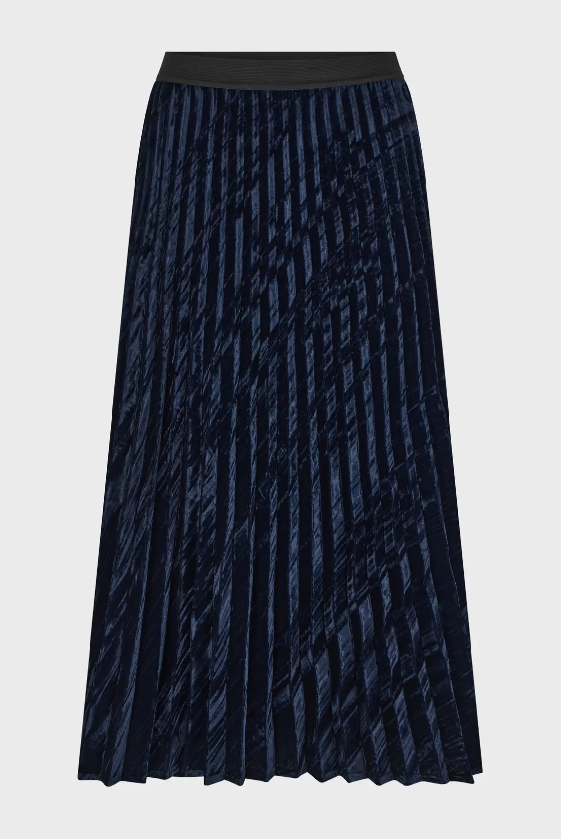 Clearance Gerard Darel Pleated velvet skirt - CAROLINE Marine