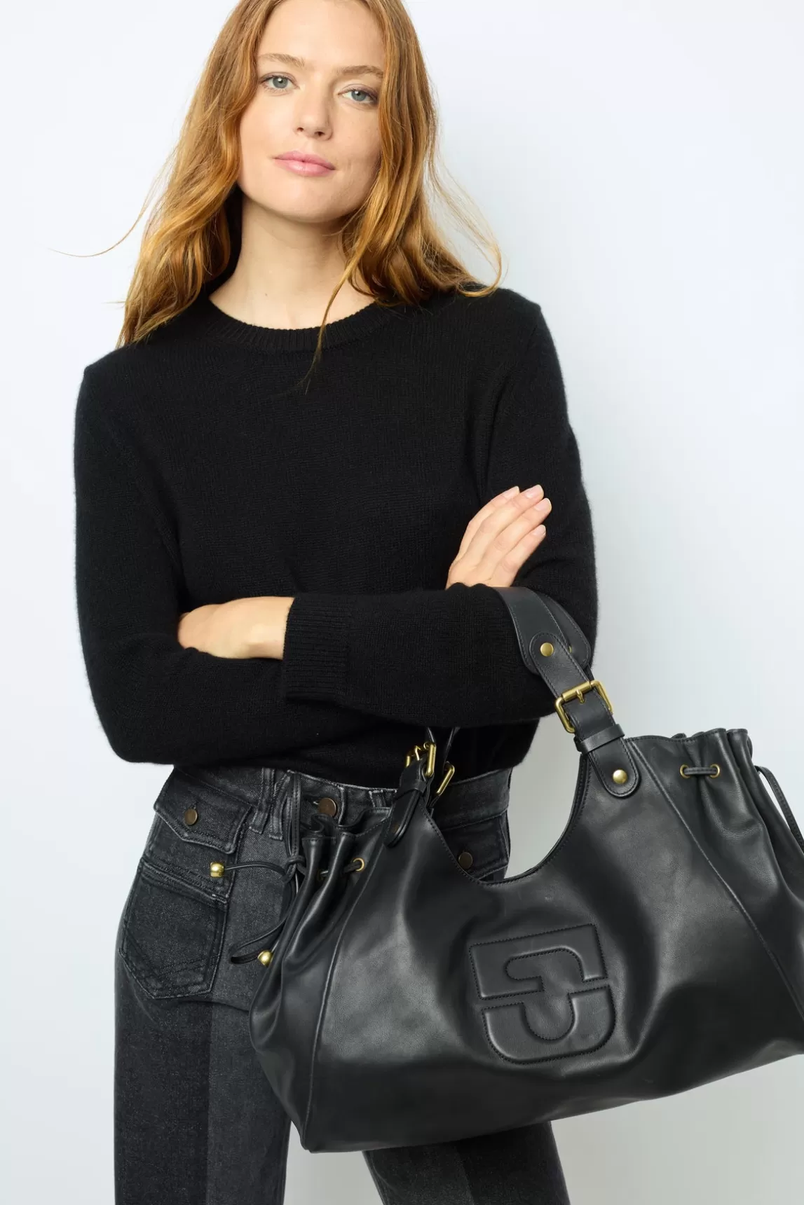 New Gerard Darel Round neck cashmere sweater - JOVITA Noir