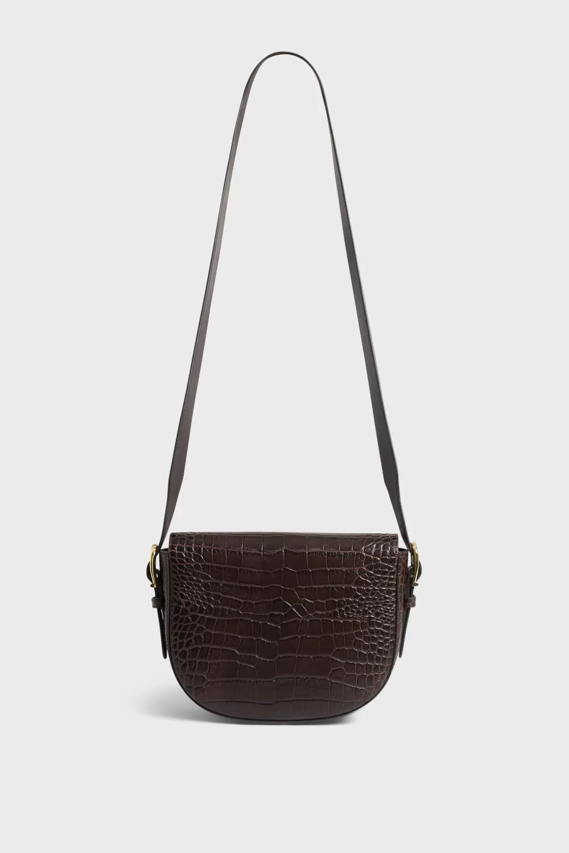 Clearance Gerard Darel Saddle bag in leather embossed cr"])self.__next_f.push([1,"oco - LE CAMILLE Ebène