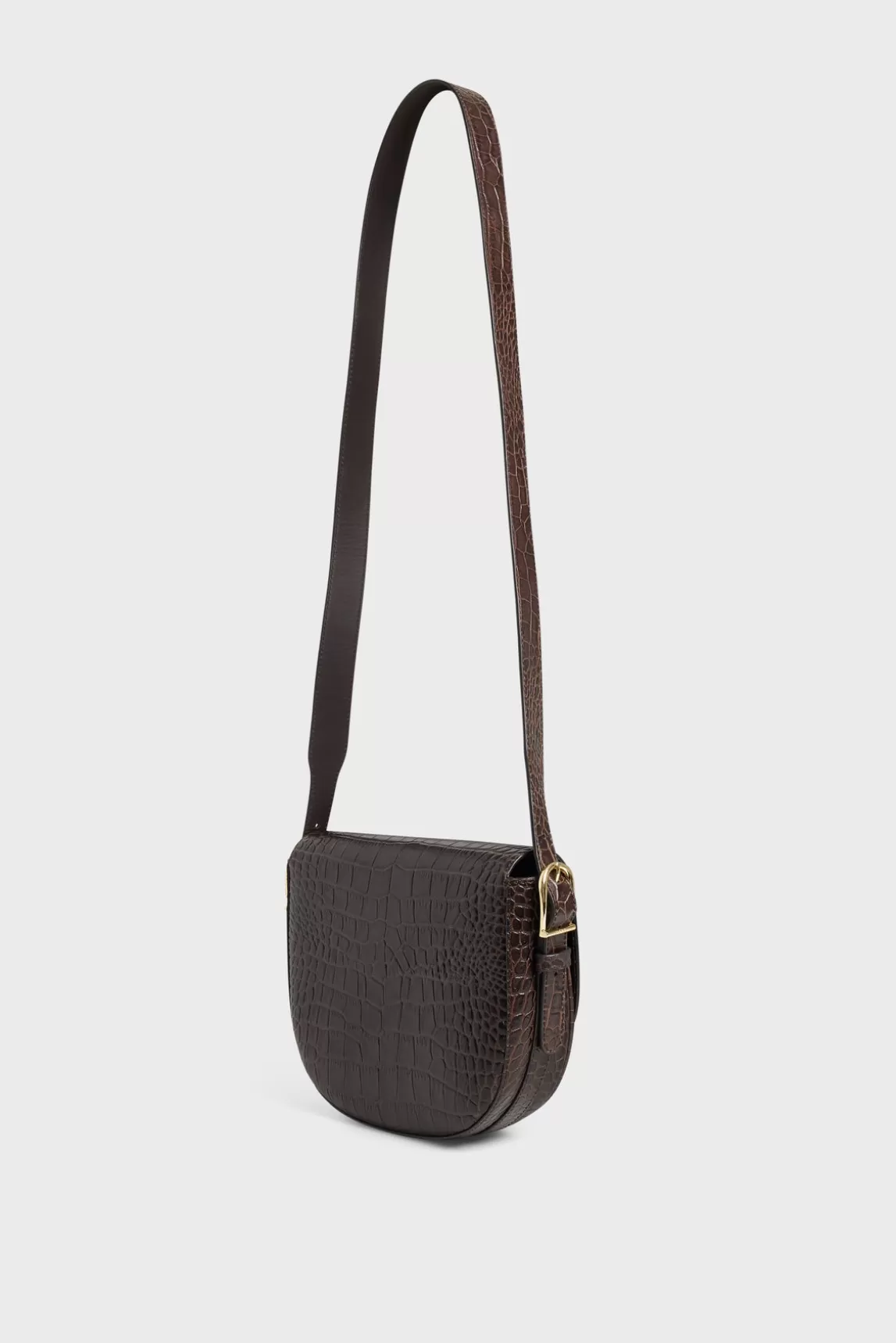 Clearance Gerard Darel Saddle bag in leather embossed cr"])self.__next_f.push([1,"oco - LE CAMILLE Ebène