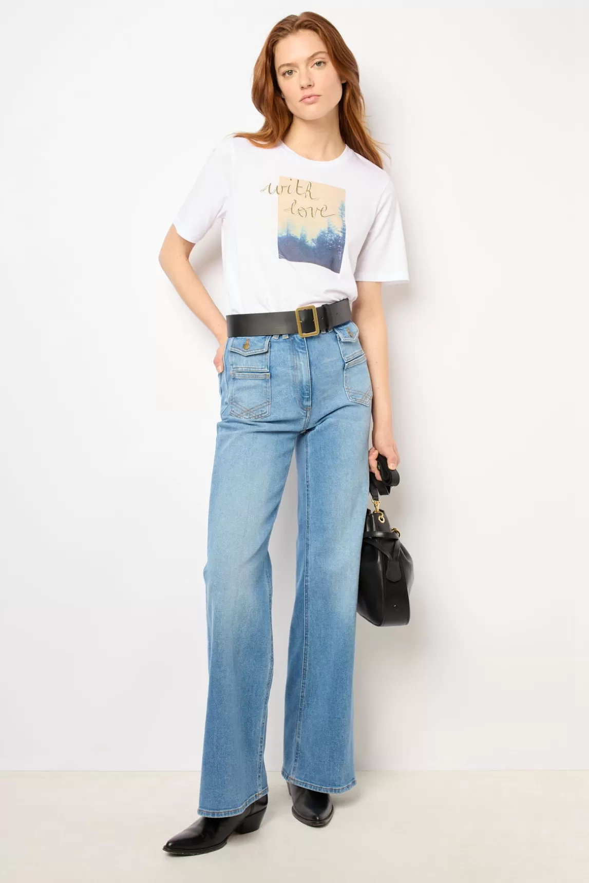 Best Gerard Darel Screen-printed T-shirt - AMBRE Blanc