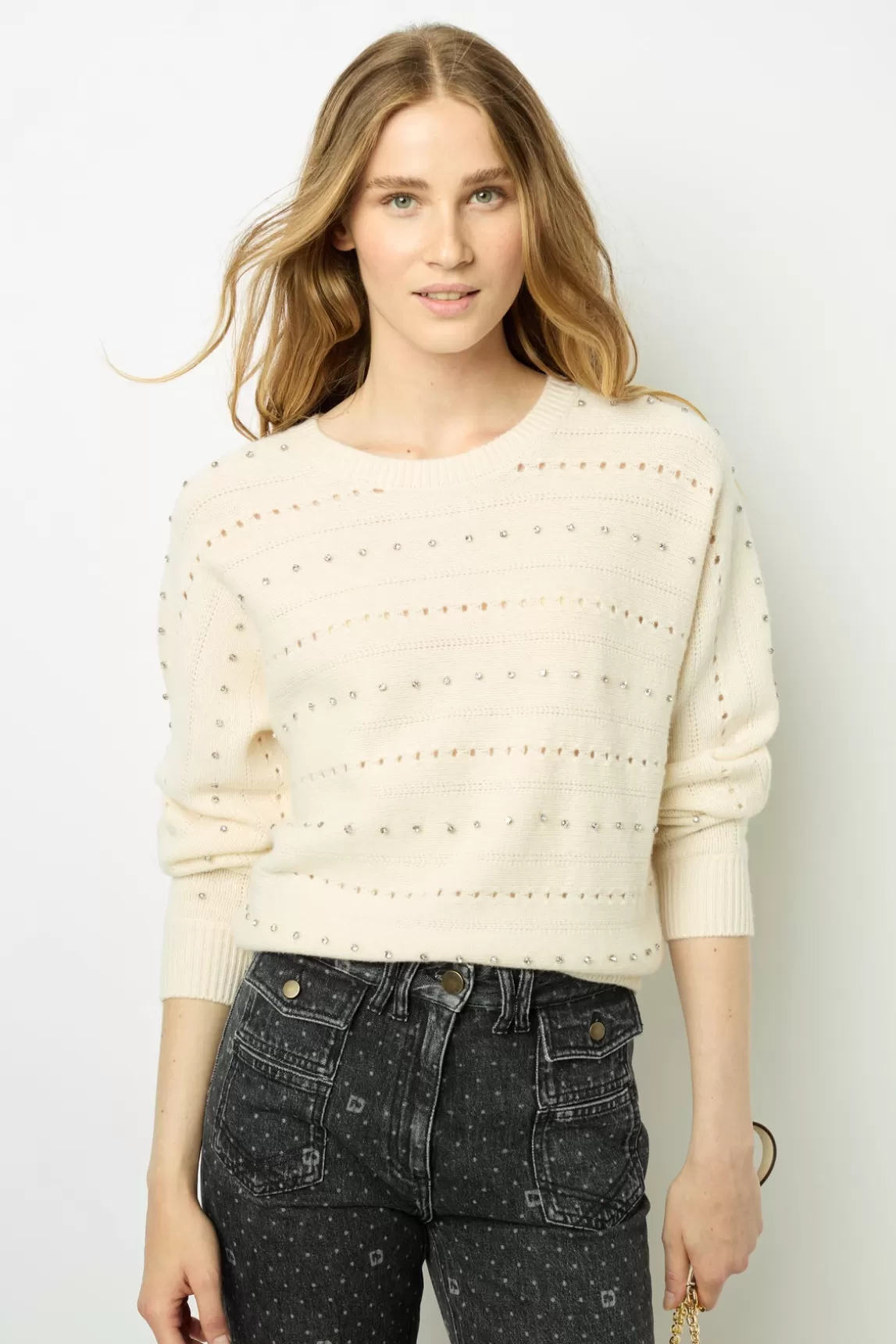 Store Gerard Darel Wool sweater with rhinestone - JULIAN"])self.__next_f.push([1,"E Ecru
